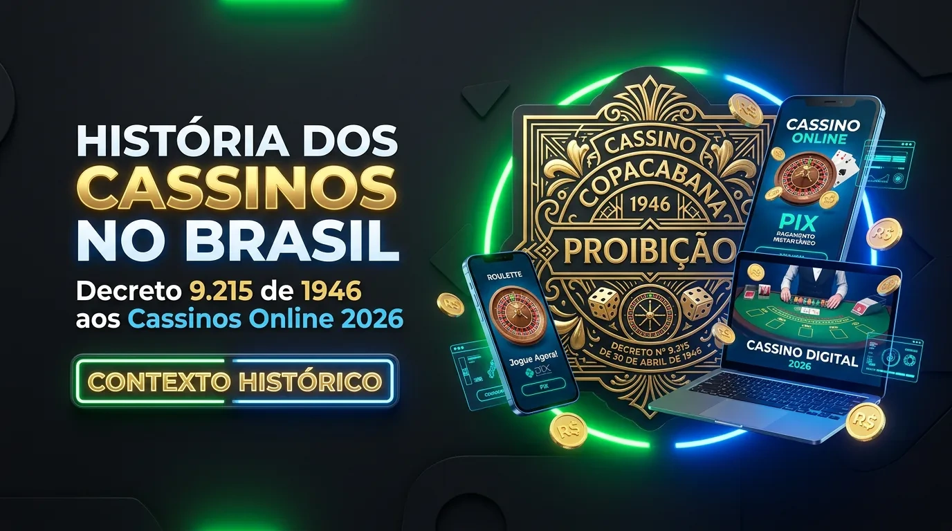 Contexto Histórico e Legal da Ausência de Cassinos Físicos no Brasil